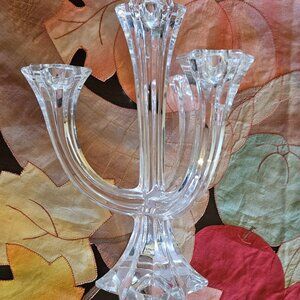 Villeroy & Boch Lucca 4 Arm Candelabra 24% Lead Crystal